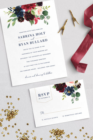 The Sabrina Suite | wedding invitation by Pulp Paper Goods | browse designs and order online at pulppapergoods.com
